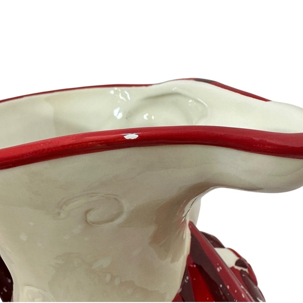 Bella Casa by Ganz Santa Claus Ceramic Christmas Pitcher 8.5" Holiday Decor - Picture 9 of 16